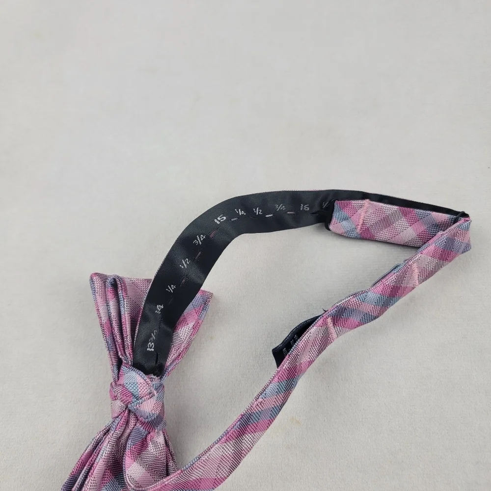 NWT‎ & NWOT set of 2 Stafford plaid adjustable bowties